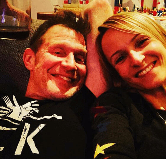Elly Fairman With Her Husband